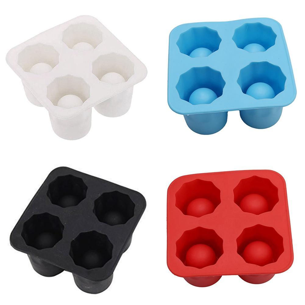 Ice Cube Tray Mold Makes Shot Glasses Ice Mold Novelty Ice Summer Tool Shot Ice Mold Kitchen Tools Drink Glass Tray R0X7