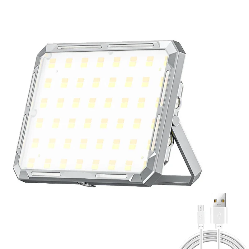 Lampe LED Portable pour tente de Camping, projecteur Rechargeable, haute puissance, éclairage d'urgence extérieur, lampe de nuit suspendue étanche: 2.5W