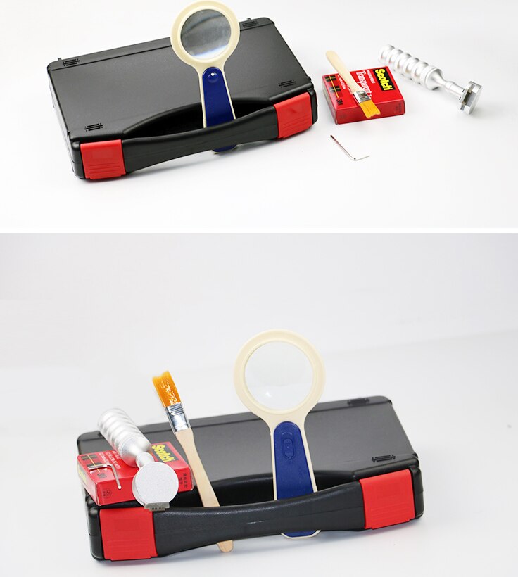 Cross Adhesion Tester Cross-Cut Tester 1MM/2MM/3MM with Magnifier Y