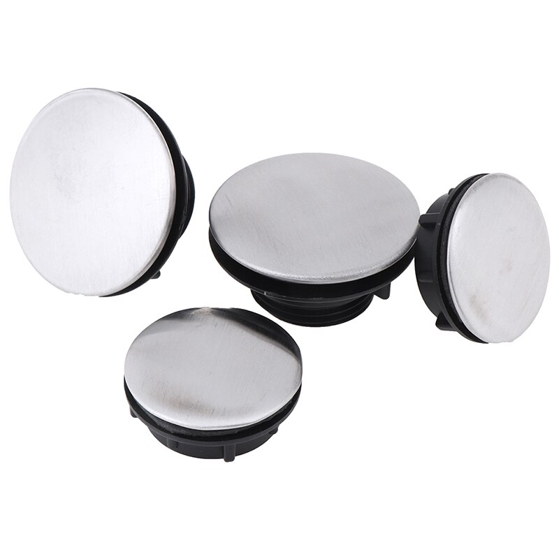 Tapa de orificio para grifo de cocina, 2 uds., grifo de fregadero de acero inoxidable
