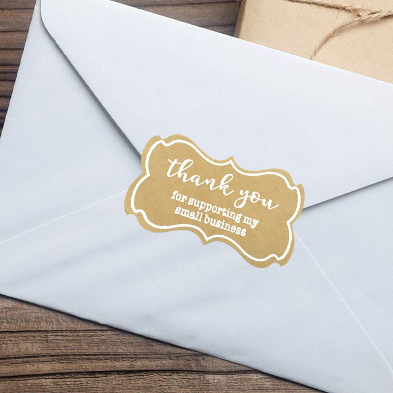 250pcs Thank You for Supporting My Small Business Stickers Handmade Baking Packaging Seal Label