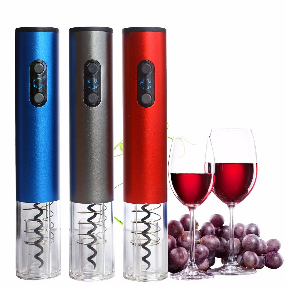 Electric Wine Bottle Opener Corkscrew Cork Remover Cordless Battery Operated 6104018060