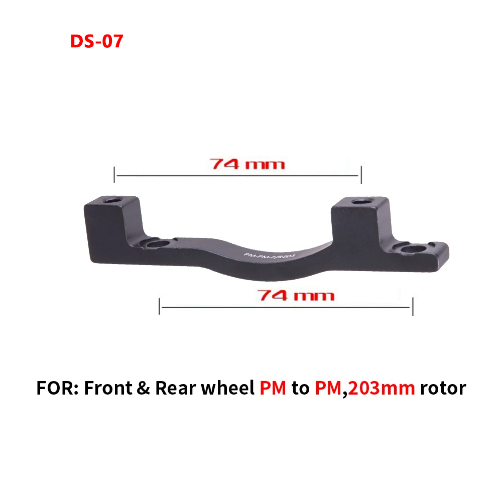 Fahrrad-Scheibenbremsscheiben-Montageadapter, MTB, ultraleichte Halterung, IS PM A B auf PM A, Fahrrad-Scheibenbremsen-Adapter für 140 160 180 203 mm