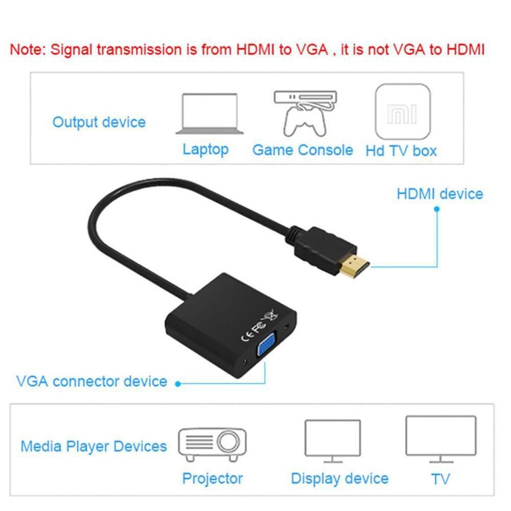 DisplayPort Display Port DP to VGA Adapter Cable Male Female HDTV Converter to Projector Monitor Laptop Computer For PC B2Z8