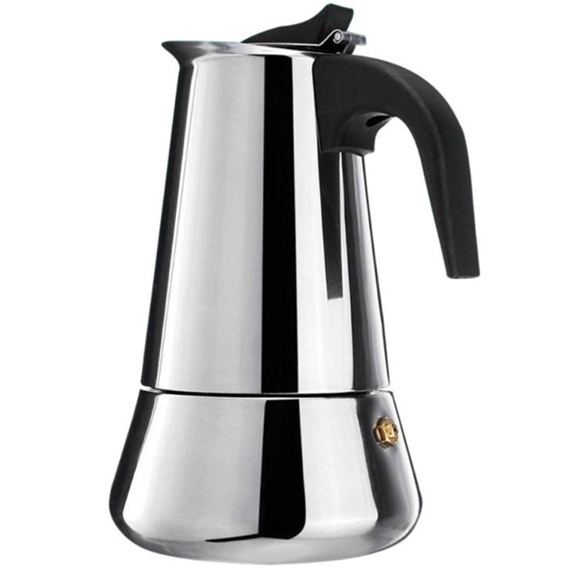 Espressomaskine moka pot, espressomaskine, espressomaskine i rustfrit stål til  (450ml), italiensk kaffemaskine espresso og kaffe: Default Title