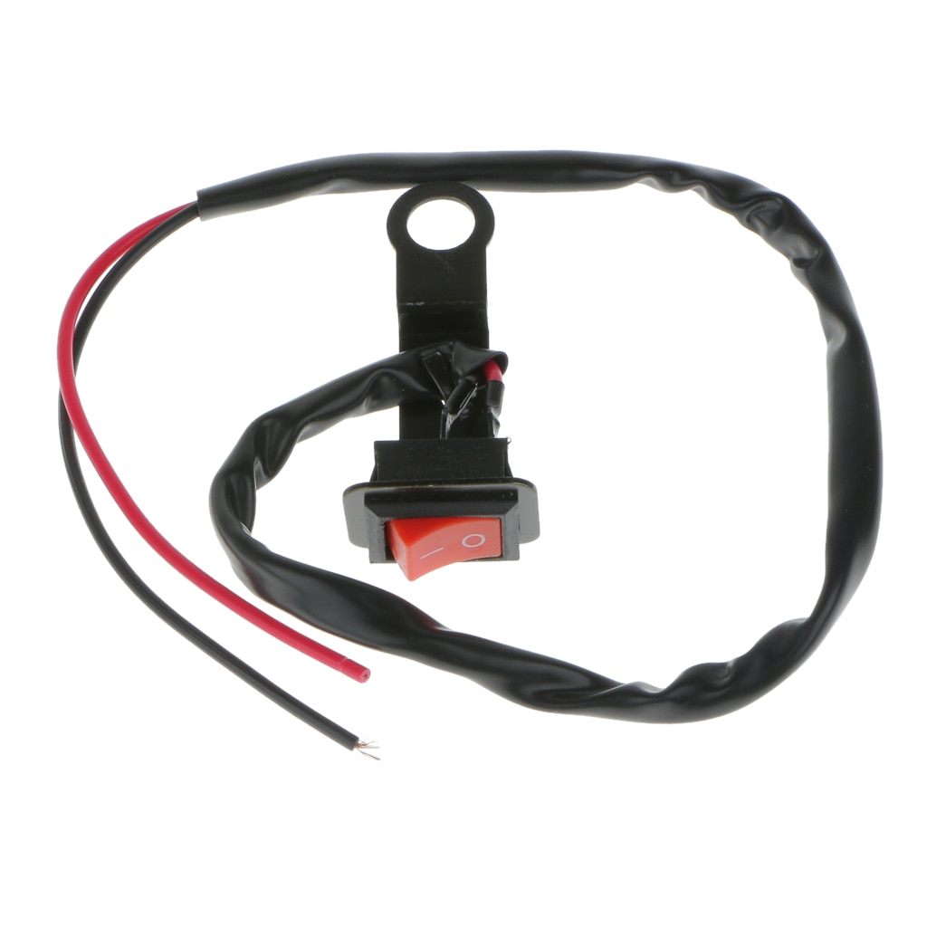 On/OFF Kill Switch Scooter Motorcycle ATV Handlebar Hazard Fog Spot Light