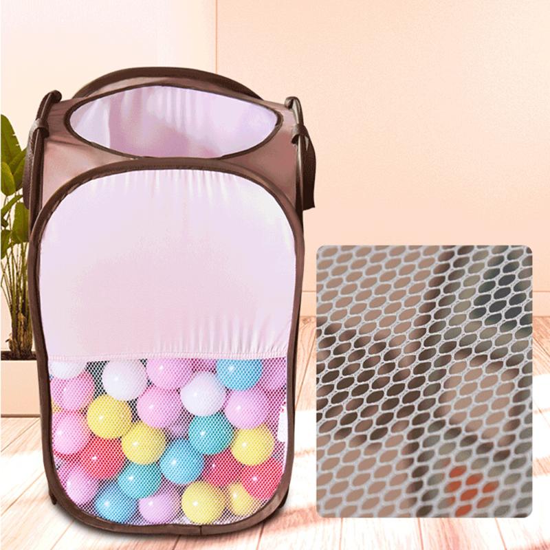 Nette Karikatur Ozean Bälle Spielzeug Lagerung Korb Große Kapazität Eimer Organizer