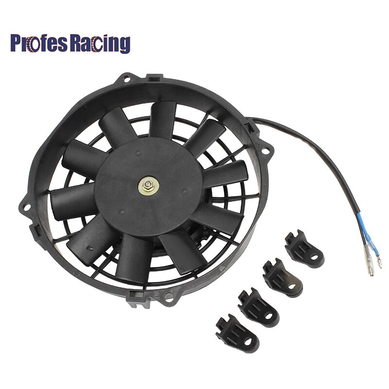 Universal Motorcycle Cooling Fan 8in 12V 80W Car Air Conditioner Condenser Cooling Fan Radiator For 150CC 200CC 250CC ATV Quad