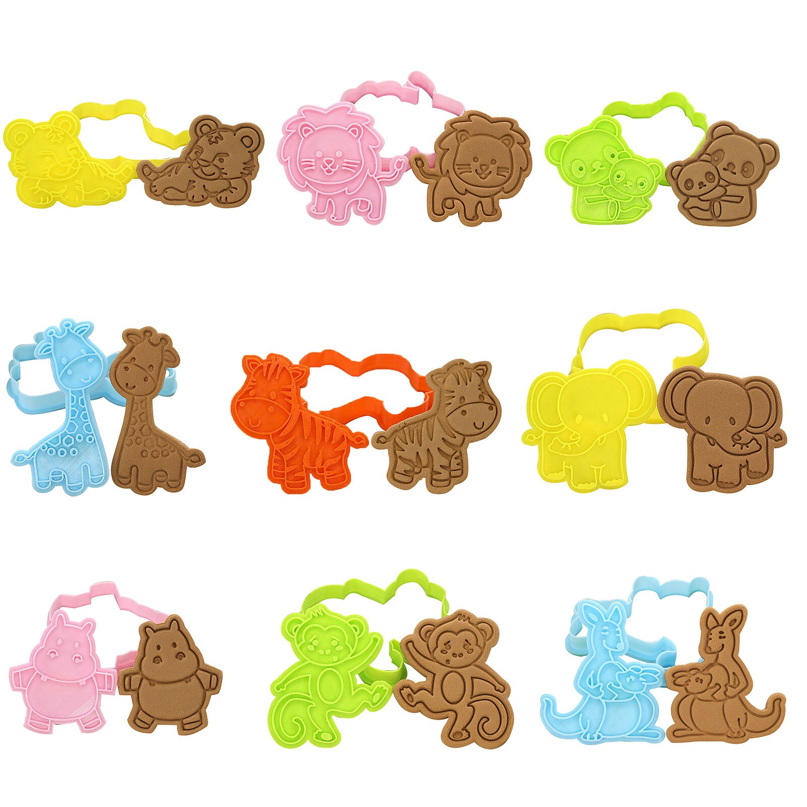 Forest Animals Cartoon Biscuit Mold Pressing Type Household Cookie Baking Tool