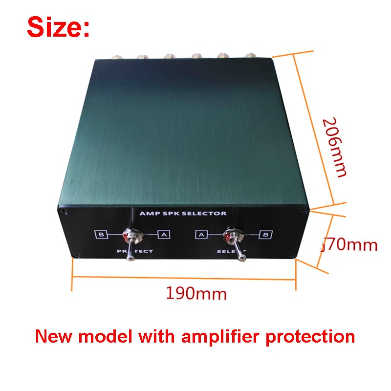 Audio Switcher Versterker Luidspreker Schakelaar Converter 2 Ingang 1 Uitgang/1 In 2 Out 2 Versterkers Een Paar Luidsprekers 1Amp 2 Paar Luidsprekers