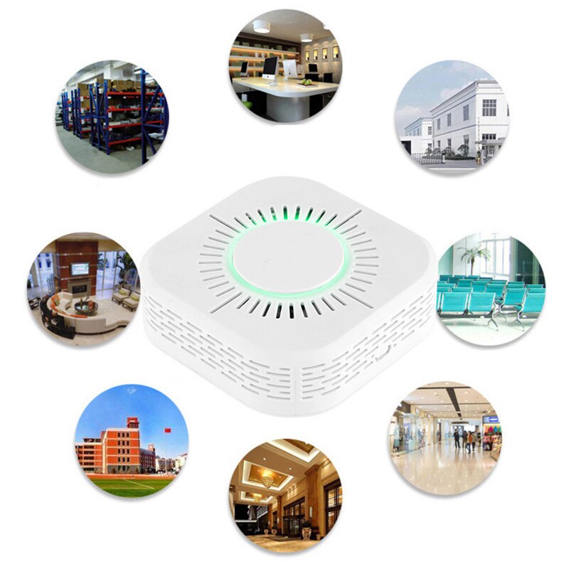 Smart Life 1Pcs 433MHz Smoke Detector Wireless Smoke Fire Alarm Sensor Security Protection Alarm Smart Home Work With Sonoff RF
