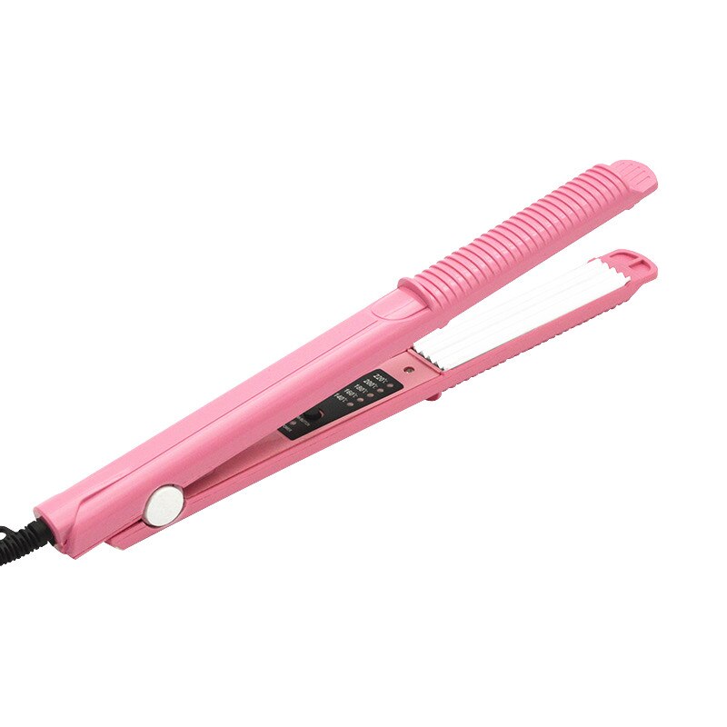 Temperatuurregeling Stijltangen 220-240V Straightening Golfplaten Styling Tools: Pink