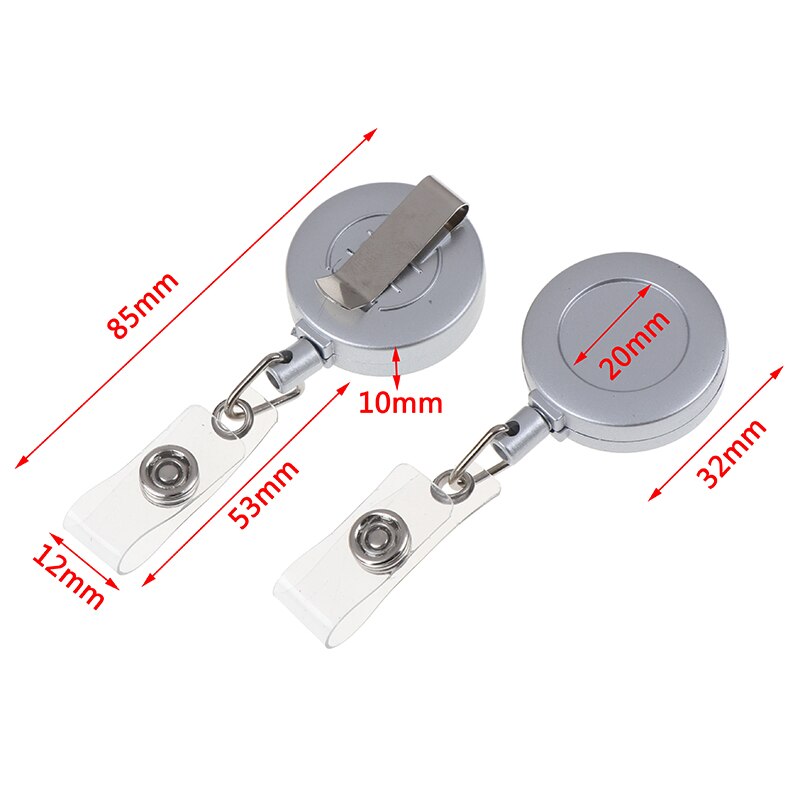 Gorąca sprzedaż chowany i wyciągany breloczek plakietka identyfikacyjna smycz identyfikator z plakietką uchwyt odrzutu kołowrotek zaczep robić paska metalowa obudowa metalowe okładki