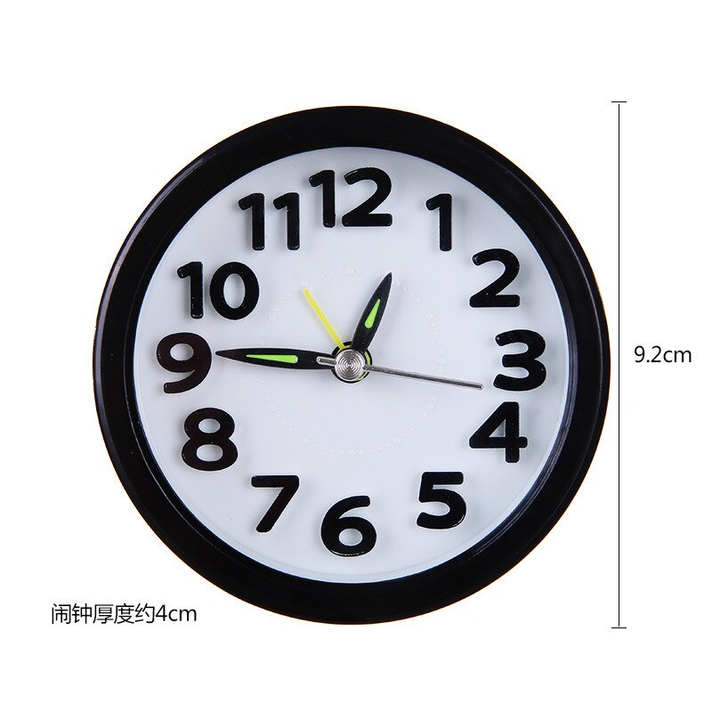 Reloj despertador moderno y sencillo para niños, reloj de mesa retro decorativo de plástico para dormitorio, Mini despertador para estudiantes, relojes de escritorio