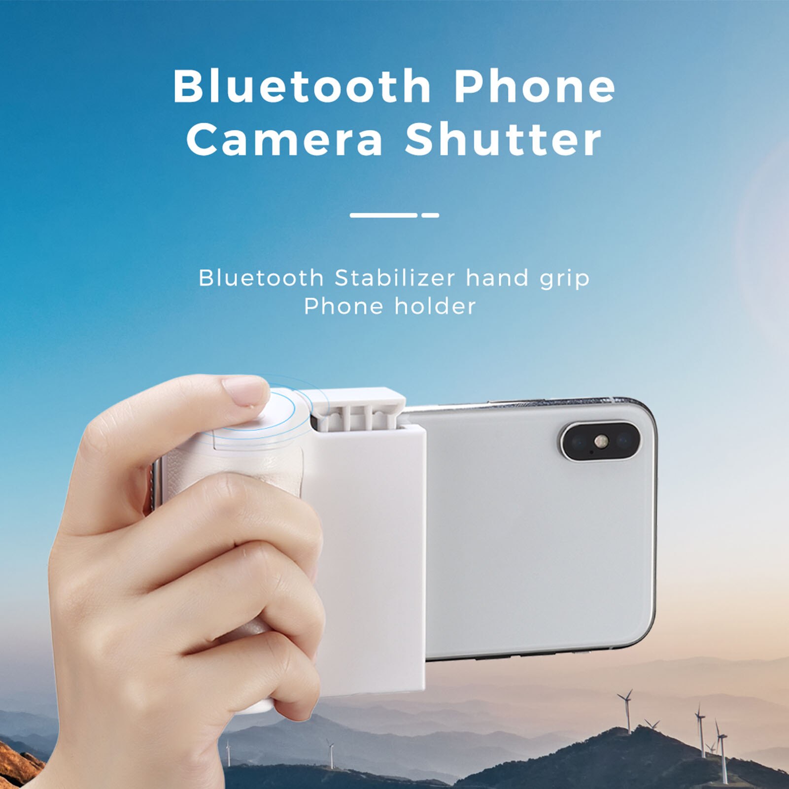 Ulanzi CapGrip Smartphone Gimbal - Bluetooth Remote Control - Anti-Shake Grip Stand