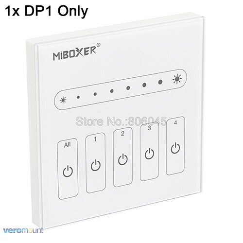 MiBOXER DC12-24V DL5 mando a distancia DALI IEC62386 señal de 180W/12V 360W/24V 5 en 1 atenuación/RGB/RGBW/RGBWW/AAC controlador de tira LED: DP1 Only