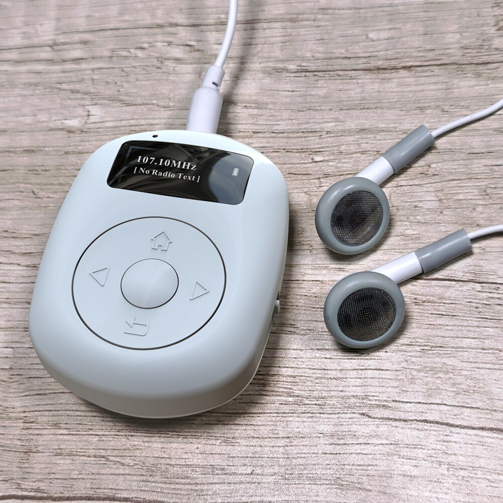 OLED Screen Portable Radio DAB DAB+ Sports Music Player FM Bluetooth-compatible Handsfree Broadcasting Radio