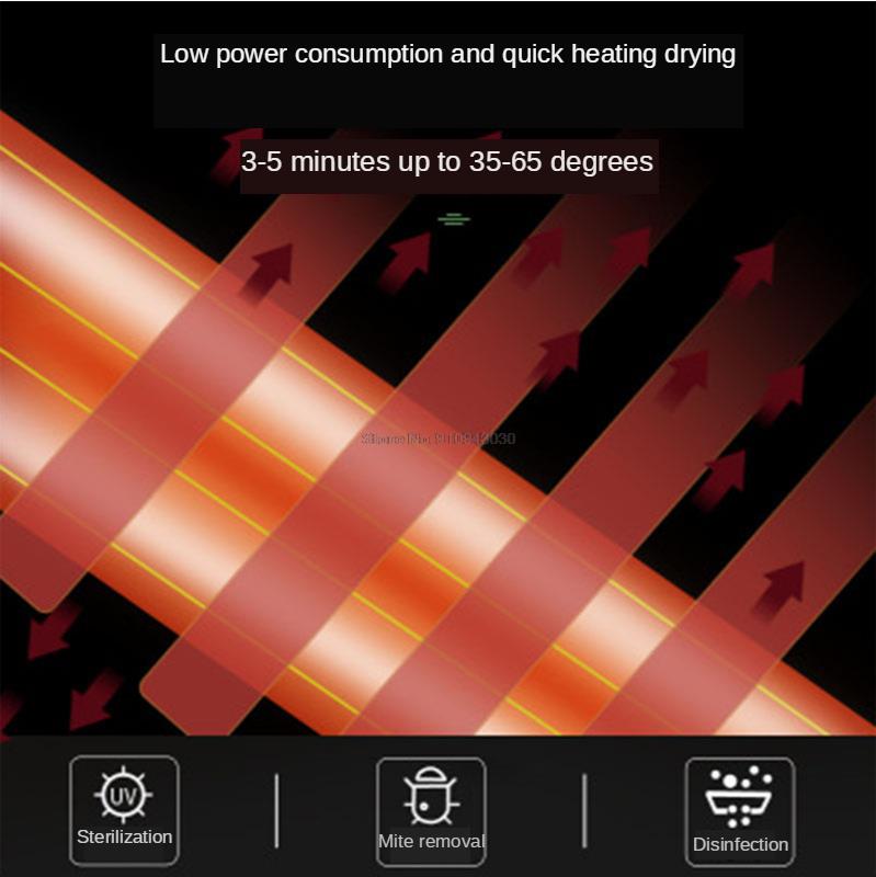 Electrically Heated Towel Rack Intelligent Home Bathroom Toilet Electrical Heating Thermostatic Bath Towel Shelf Drying Rack