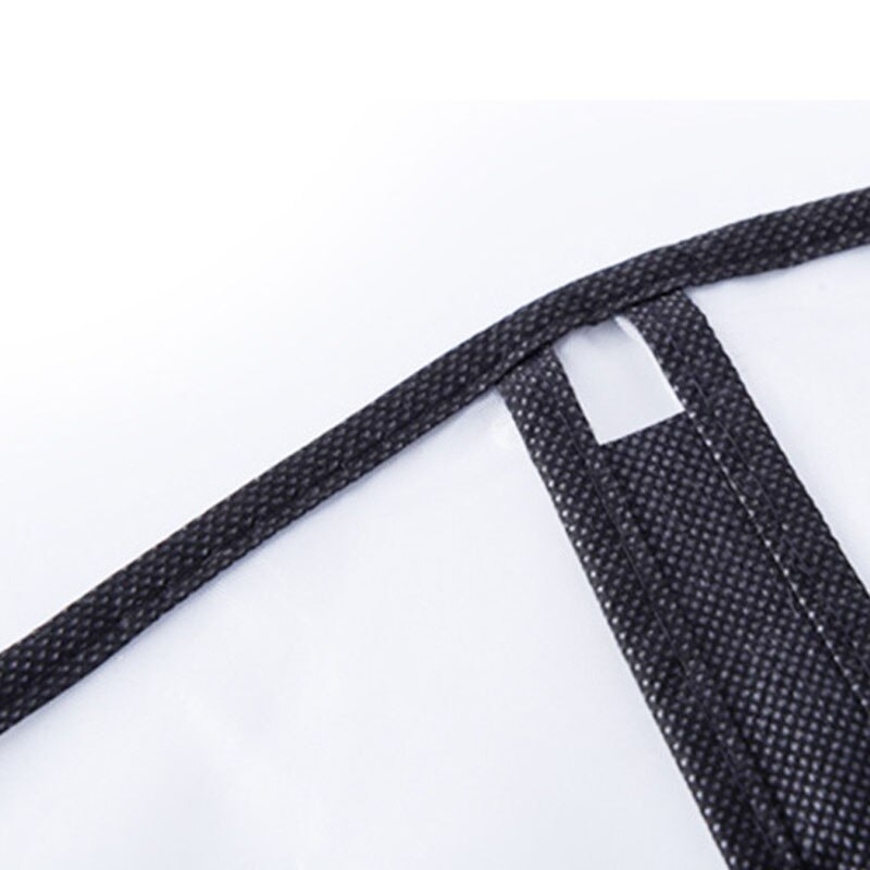 Transparent Clothes Dust Covers Clear Suit Bag Case Garment Coat Zipper Organizer Cover For Home Wardrobe Storage Protection Bag