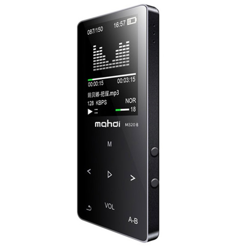 Mahdi M320 Mp3 Player 8Gb Press Screen Metal Hifi Lossless Audio Music Player Built-In Speaker Support Fm Radio Player