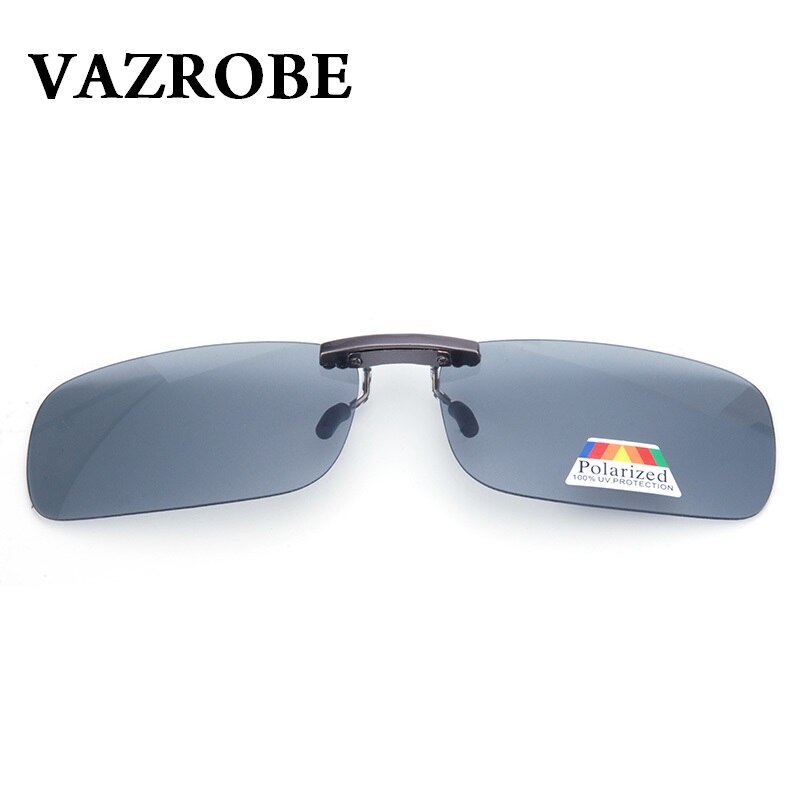 Vazrobe phtochromic Clip on Sunglasses Lens polarized chameleon glasses driving Lenses for Myopia Driver diopter Day Night UV400