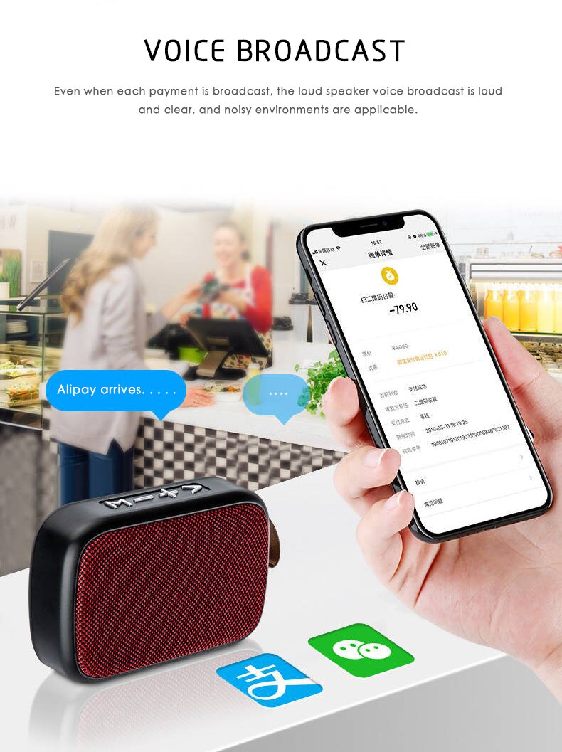 Rechargeable Outdoor Bluetooth Speaker Stereo Sound Office Tablet Mini Portable Speaker FM Wireless Surround Smartphone Home