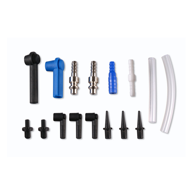 16Pcs Brake Oil Exchange Tool Replacement Machine Parts Adapters Brake Fluid Joint Rubber Head Extraction Tool Oil Pumping Pipe: Default Title