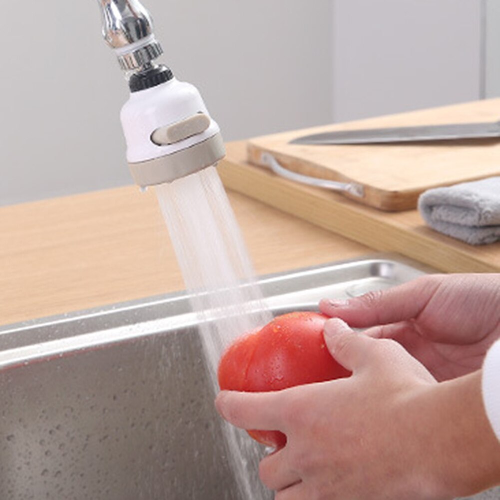 2 Styles Kitchen Shower Faucet Aerators Rotatable Bubbler Faucets Head Extender Water Saving Tap Nozzle Adapter Sink Accessories