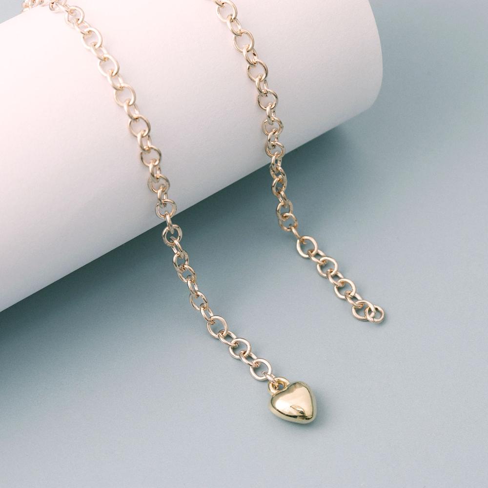 100pcs/lot 10x8mm Gold CCB Heart Charm Pendant Beads With Hanging for Bracelet Necklace DIY Jewelry Making