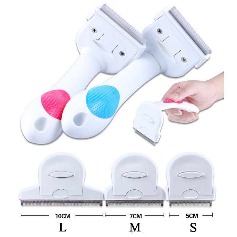 Kattenkam ontharing furmins verzorging huisdierkam voor katten verzorging borstel gereedschap ontharing schoonmaken hond tp