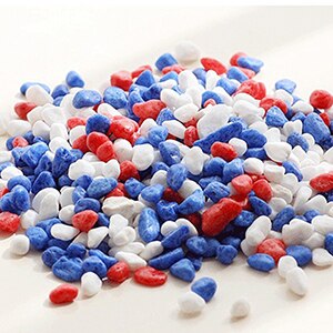100g/200g/300g Colored Crystal Stones For Aquarium Decoration Ornaments Fish Tank Floor Decorative Grinding Quartz Stones: NO6 / 300g