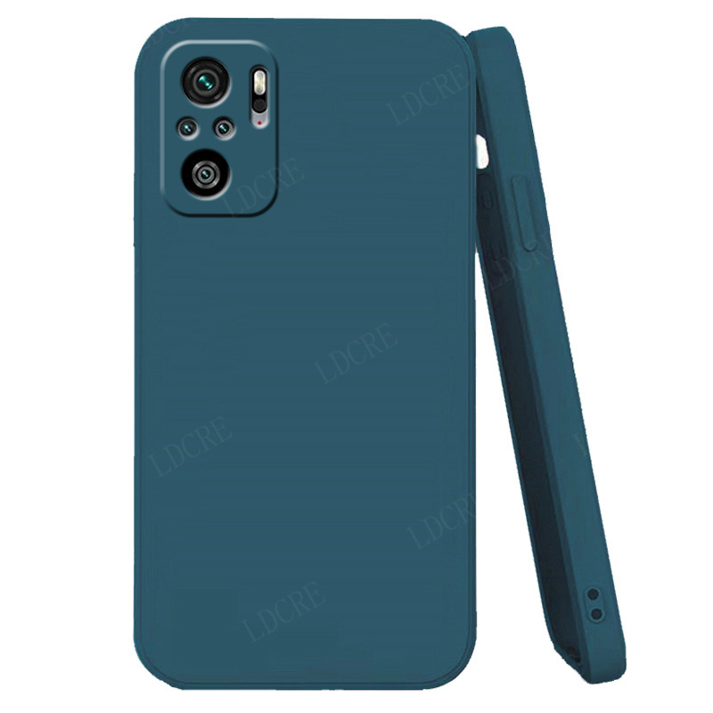 Pour la Couverture Xiaomi Redmi Note 10S Pour Redmi Note 10S Capas Antichoc TPU Étui Souple Pour Redmi Note 10S 10 Pro Fundas: tpu / Bleu