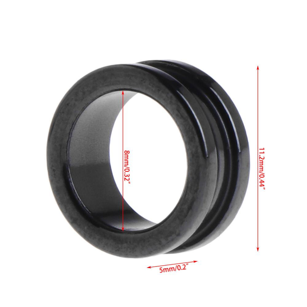 Rodillo de línea de pesca de cerámica SIC, ideal para girar el carrete de pesca, accesorio liso: 2