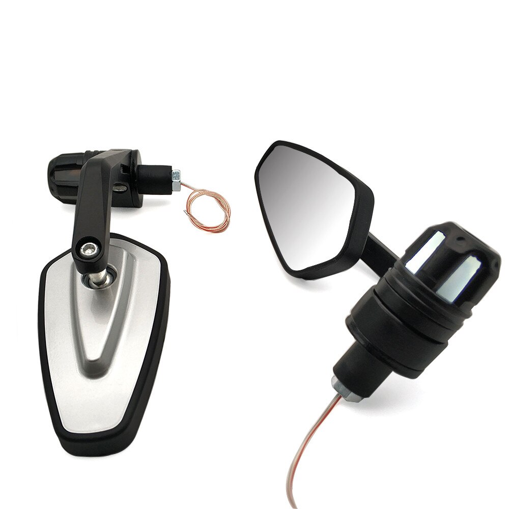 For Yamaha Tenere 700 TENERE XT1200Z SUPER TENERE Motorcycle retrovisor Mirrors accessories With LED Turn signal Light: sliver