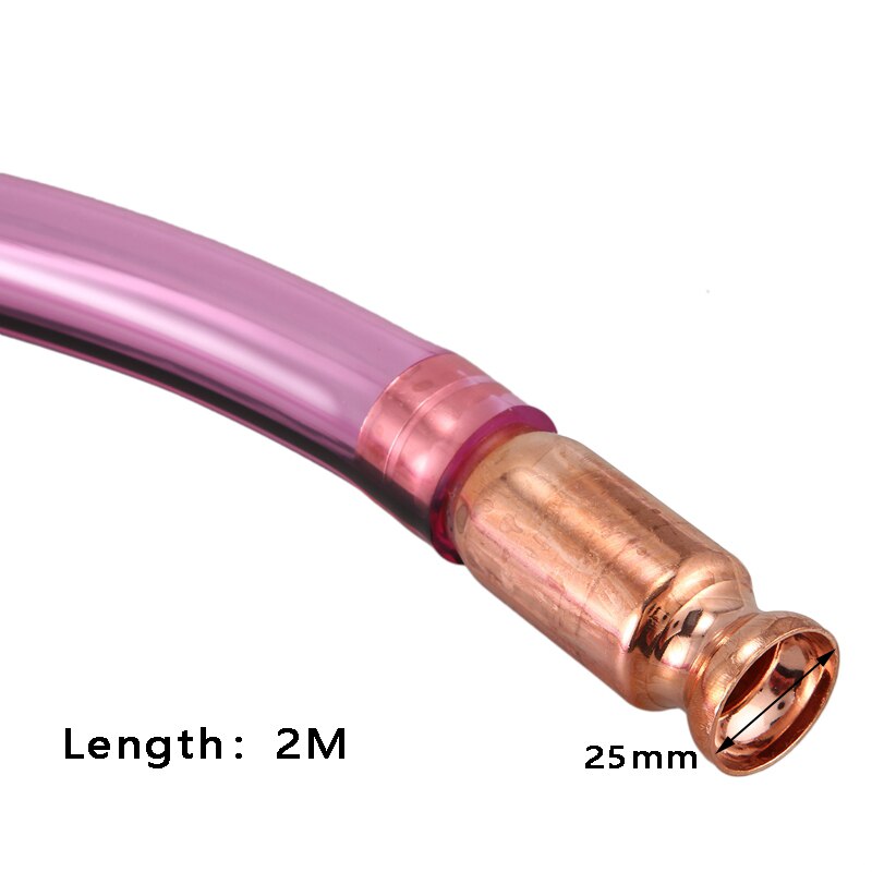 25mm x 2M PVC Fuel Siphon Hose Copper Jiggler Jiggle Siphon Pump Water Pipe: Default Title
