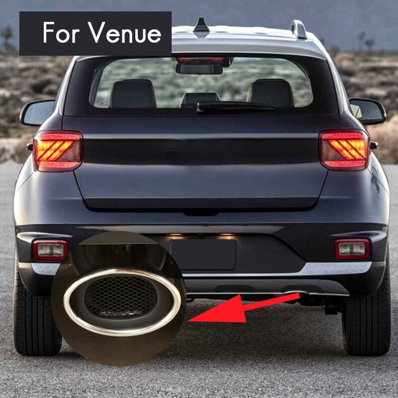 Car Exhaust Muffler Tip Tail Pipe Trim Blue For Ford Kuga Escape 2013-2016 #1041