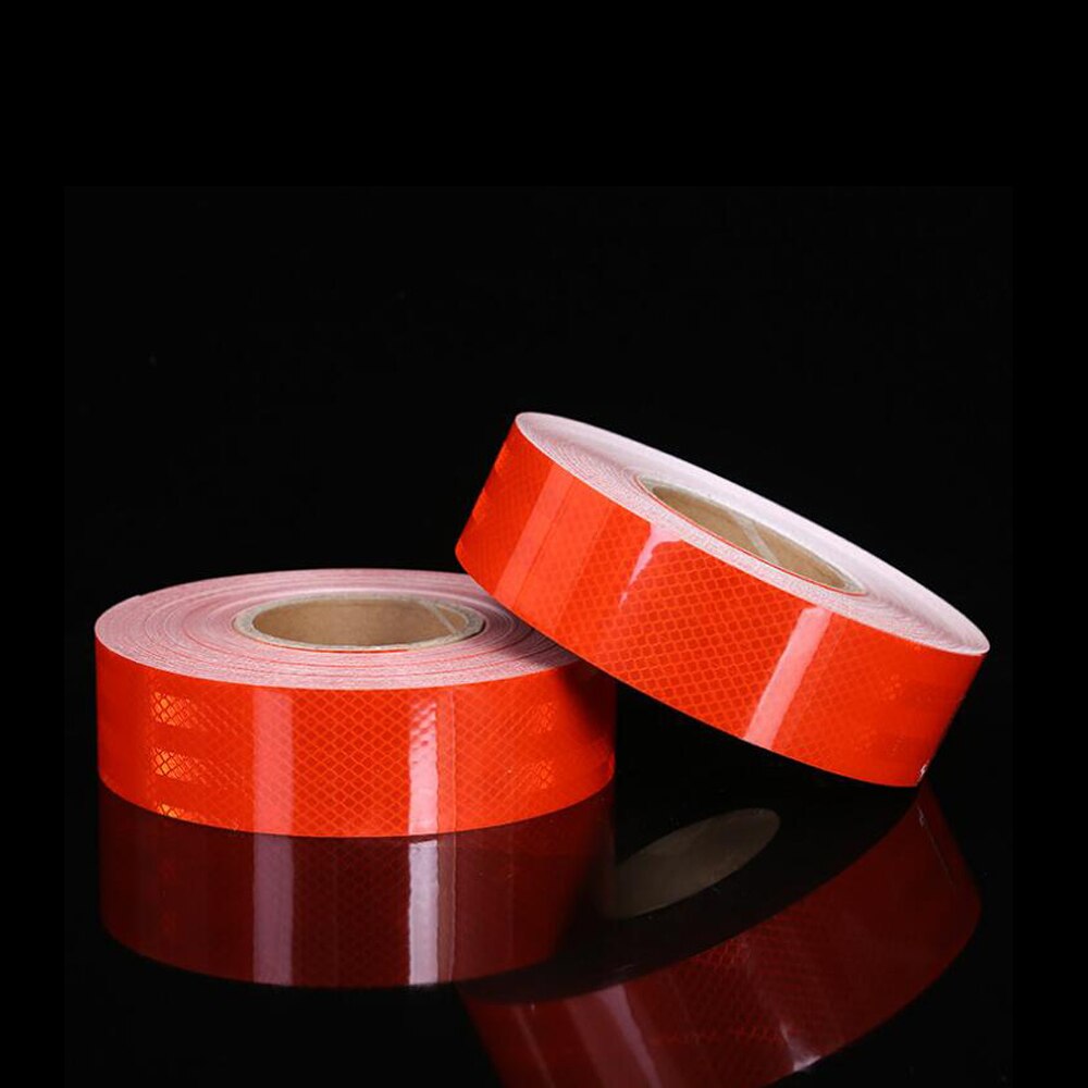 5Cm X 10M/Roll Reflecterende Tape Reflector Sticker Veiligheid Waarschuwing Mark Decal Voor Auto Accessoires