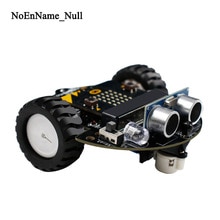 1Set Micro: Bit Grafische Programmering Robot Mobiele Platform Smart Auto V4.0 Ondersteuning Line Patrol Omgevingslicht Accessoires