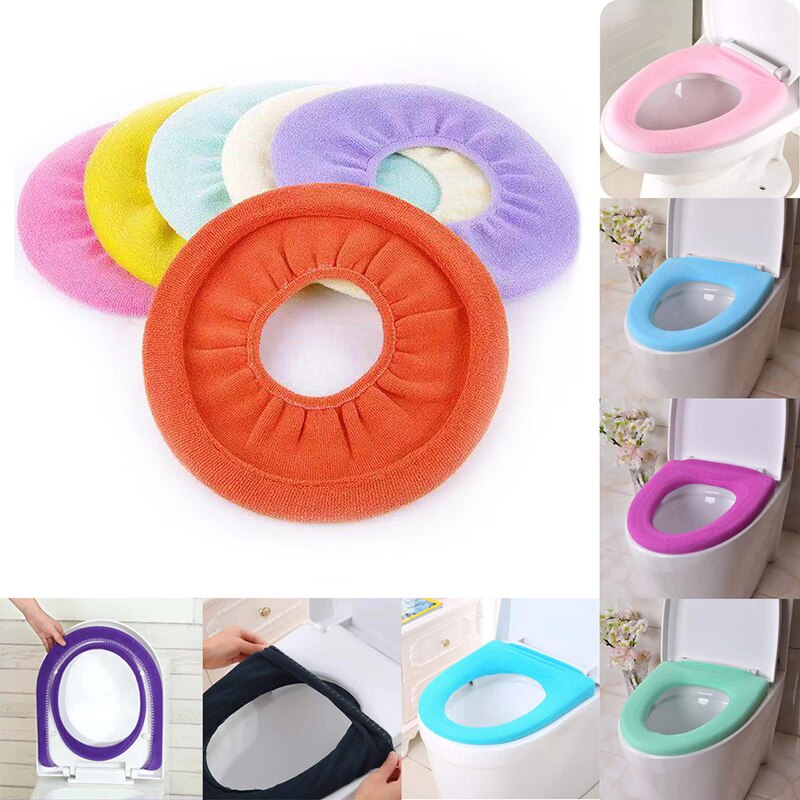 Badkamer Accessoires Set Toilet Seat Cover Mat Warme Zachte Toilet Seat Deksel Pad Badkamer Closestool Protector