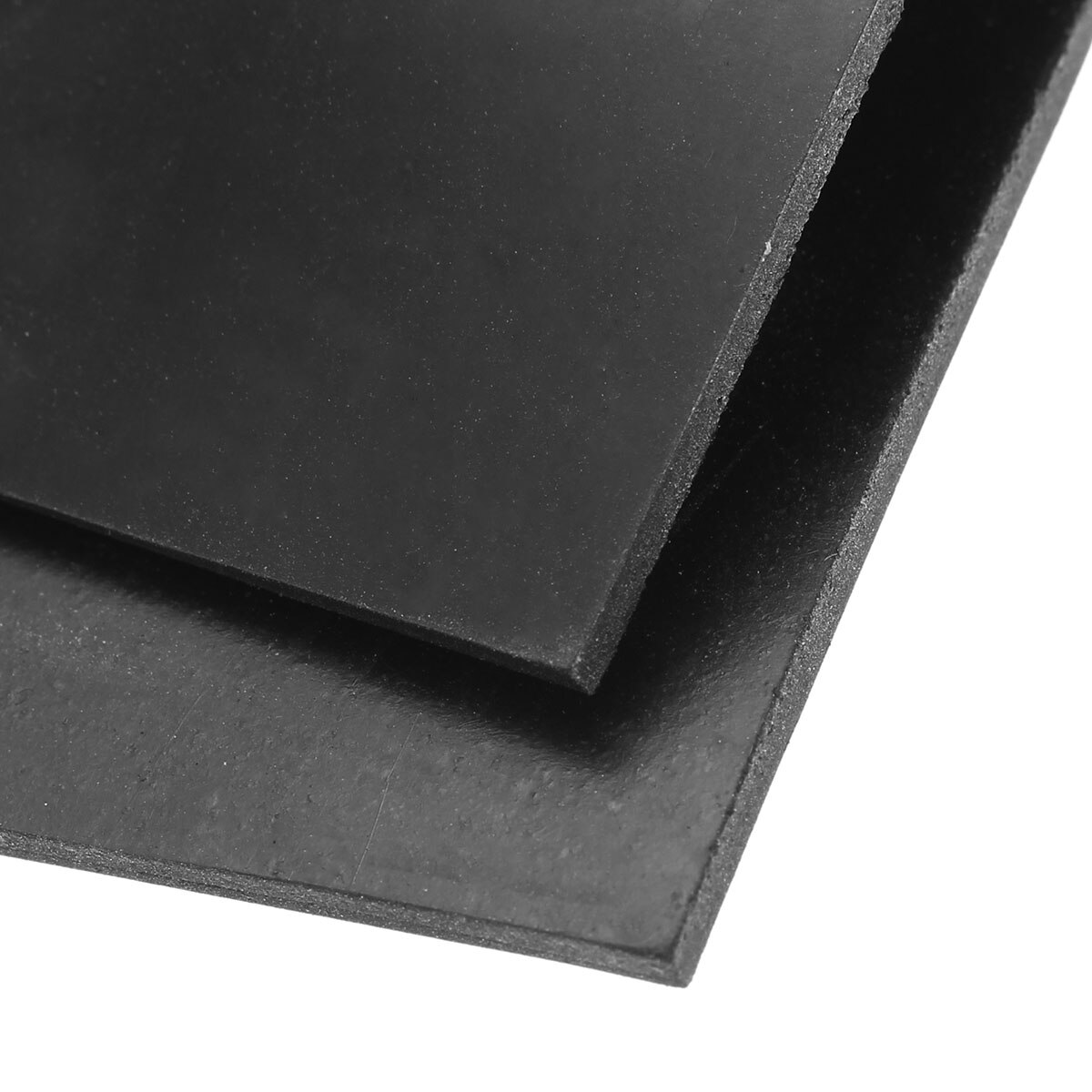 152 x 152 x 3mm svart silikongummiduk svart silikonskiva gummi matt platta silikonduk för kemisk värmebeständighet