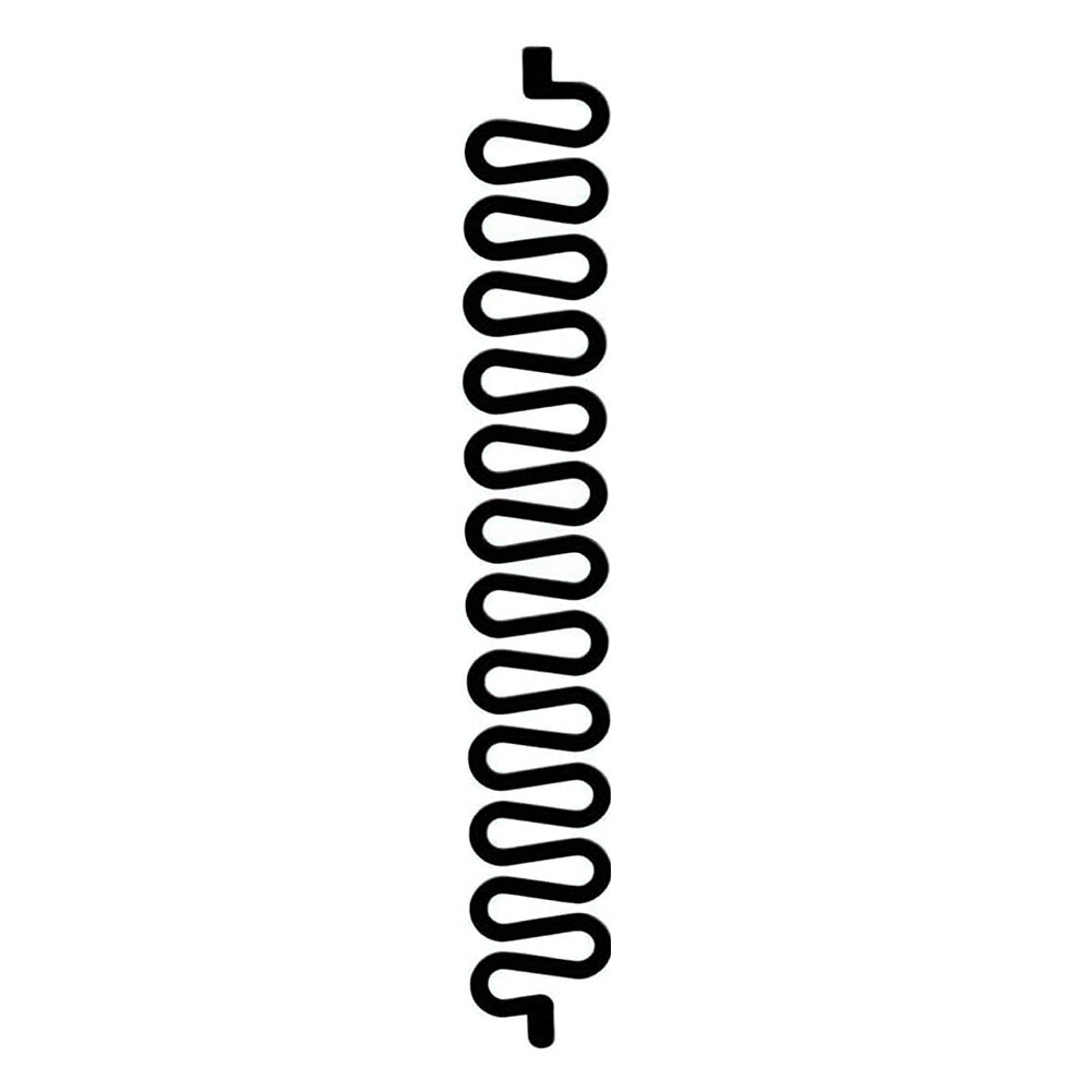Haar vlechtroller plastic dame frans haar vlechtgereedschap haar twist vlechtapparaat diy accessoire salon vrouwen vlechtapparaat: Zwart