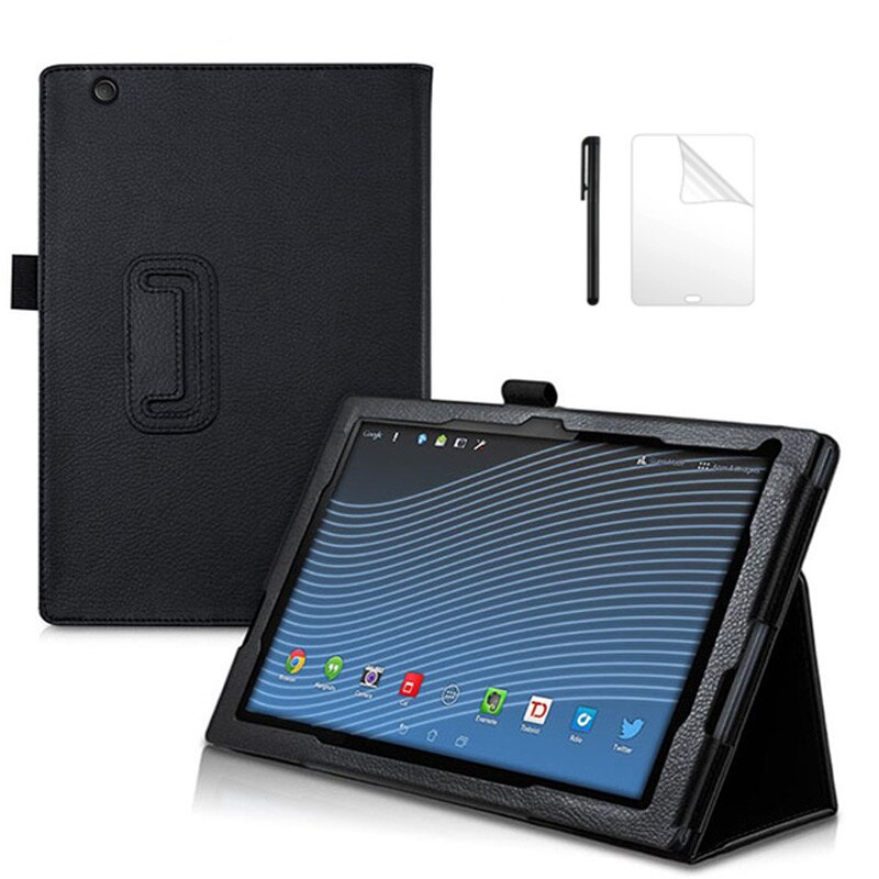 Ultra Slim Folding Pu Leather Stand Case Voor Sony Xperia Z4 10.1 Inch Tablet Flip Lederen Stand Beschermende Funda Case + Filmgift