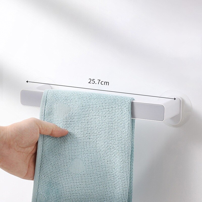 Badkamer Handdoek Opbergrek Muur Gemonteerde Badkamer Haak Gratis Geperforeerde Rag Opknoping Houder Keuken Doekjes Opknoping Gadgets