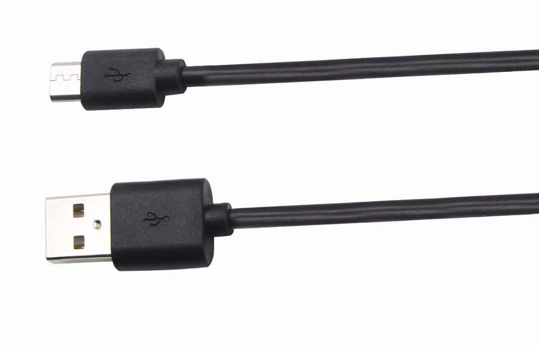 Usb strøm oplader kabel ledning til soundpeats  qy7 bluetooth hovedtelefoner