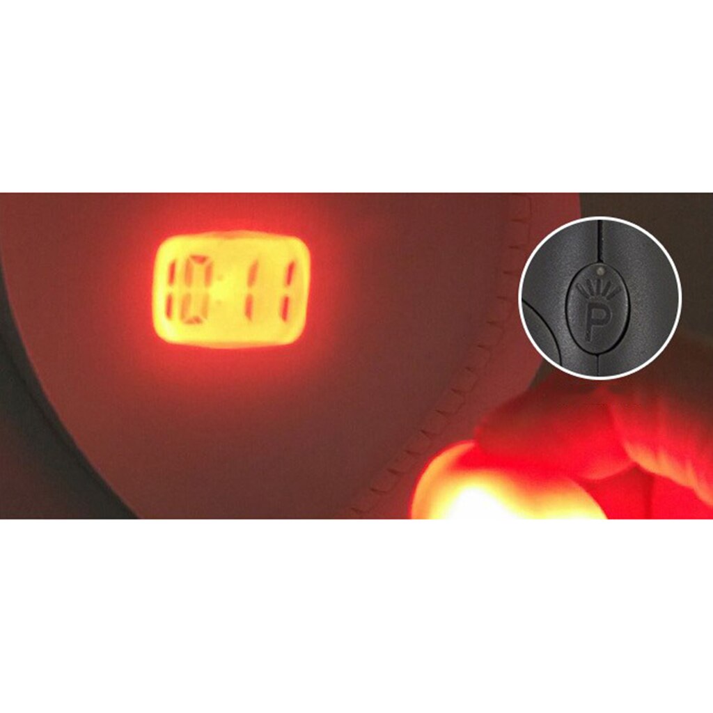 Draagbare Mini Projectie Klok Voor Lcd Muur Plafond Projectie Met Sleutelhanger Voor Thuis Reizen Outdoor Wandelen Camping Gebruik: Grey