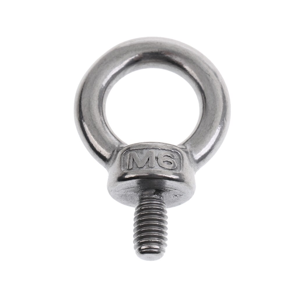 Stainless Steel Eye Bolt Sail Boat Roof Rack Bolt Nut M6/M8/M10/M12/M14/M16