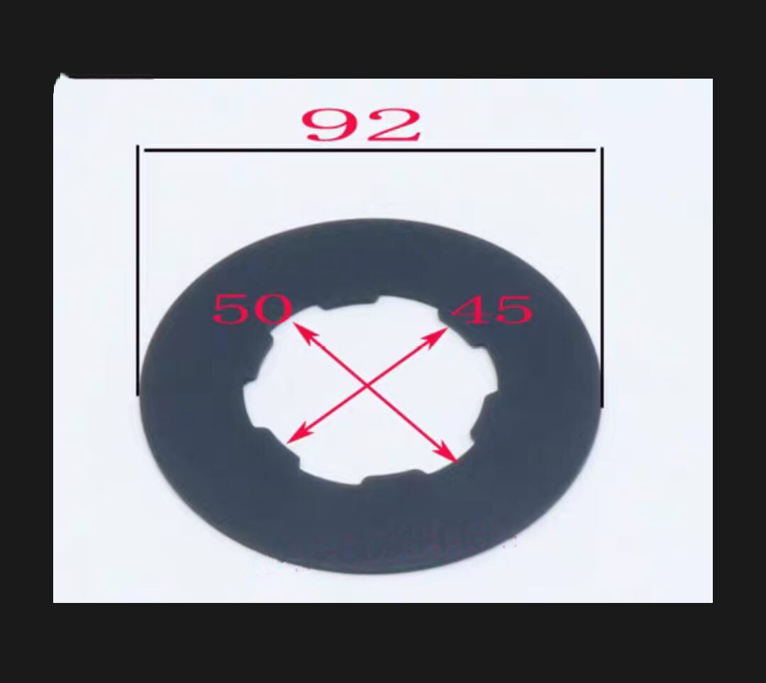 1Pc Clutch Plaat Draaibank Accessoires CW6180 / CW6163 Binnen/Buiten Wrijving Plaat