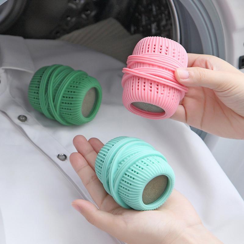 Laundry Ball Orb No Detergent Wash Wizard Styl Anti-tangling And Anti-knotting Laundry Ball With Sponge Can Add Liquid Eco