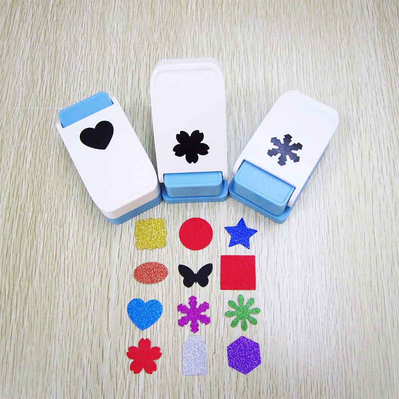 Paper Punches for Card Making Scrapbooking Machines DIY Crafts Hand Tool Embossing Machine Device Die Cutting Rounder Hole Punch