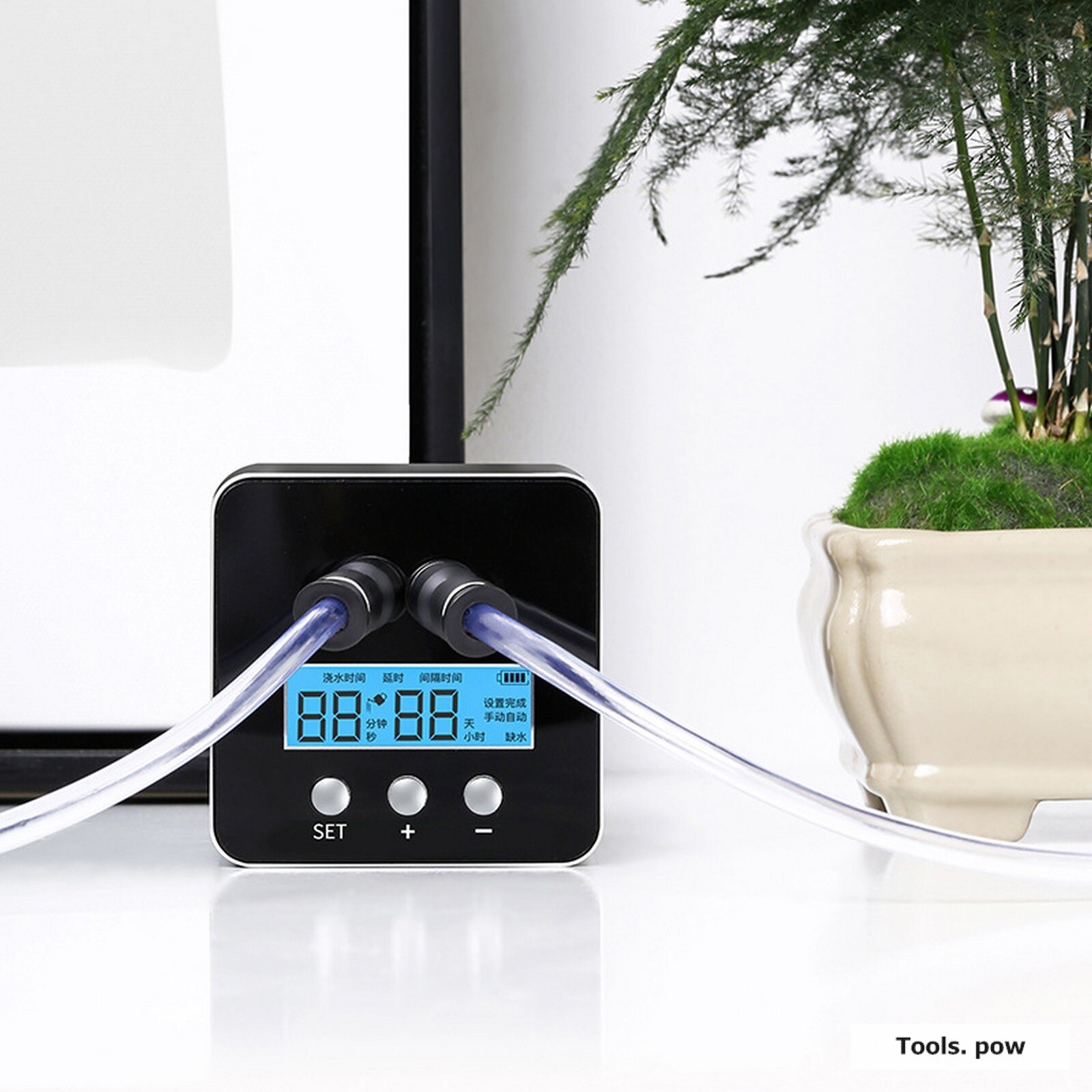 Reptile Humidifier, Rain forest Eco-tank Spray Humidifier System Atomizer to Simulate Rainfall Automatic Watering Device Nozzle